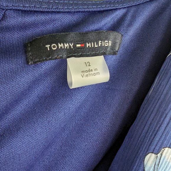Tommy Hilfiger High Low Midi Dress Size 12 - Picture 5 of 7